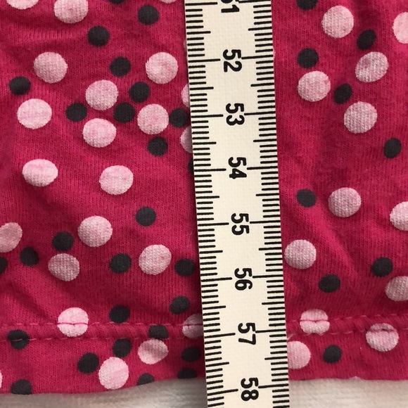 Polka Dot Collared V-Neck Tee - Picture 7 of 8